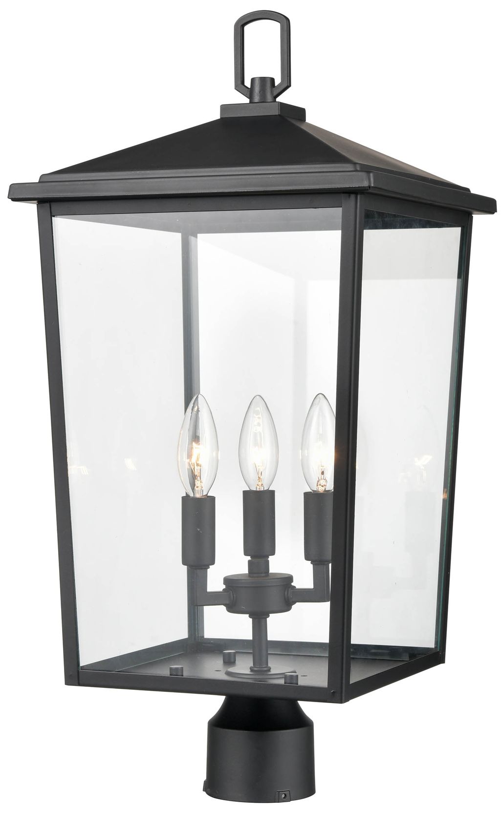 Thumbnail4 of Millennium Lighting Fetterton 3 Light Outdoor Post Lantern Black more views