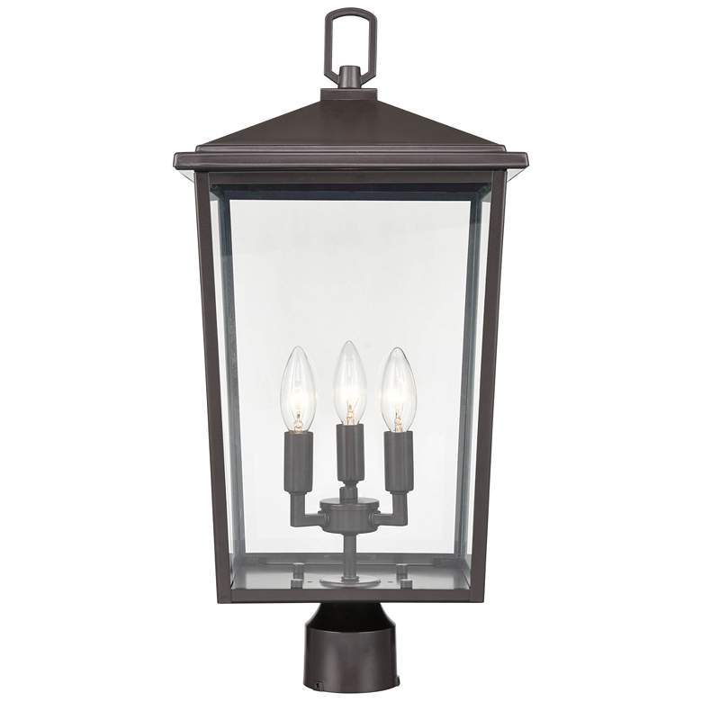 Image 1 Millennium Lighting Fetterton 3 Light Outdoor Post Lantern Bronze