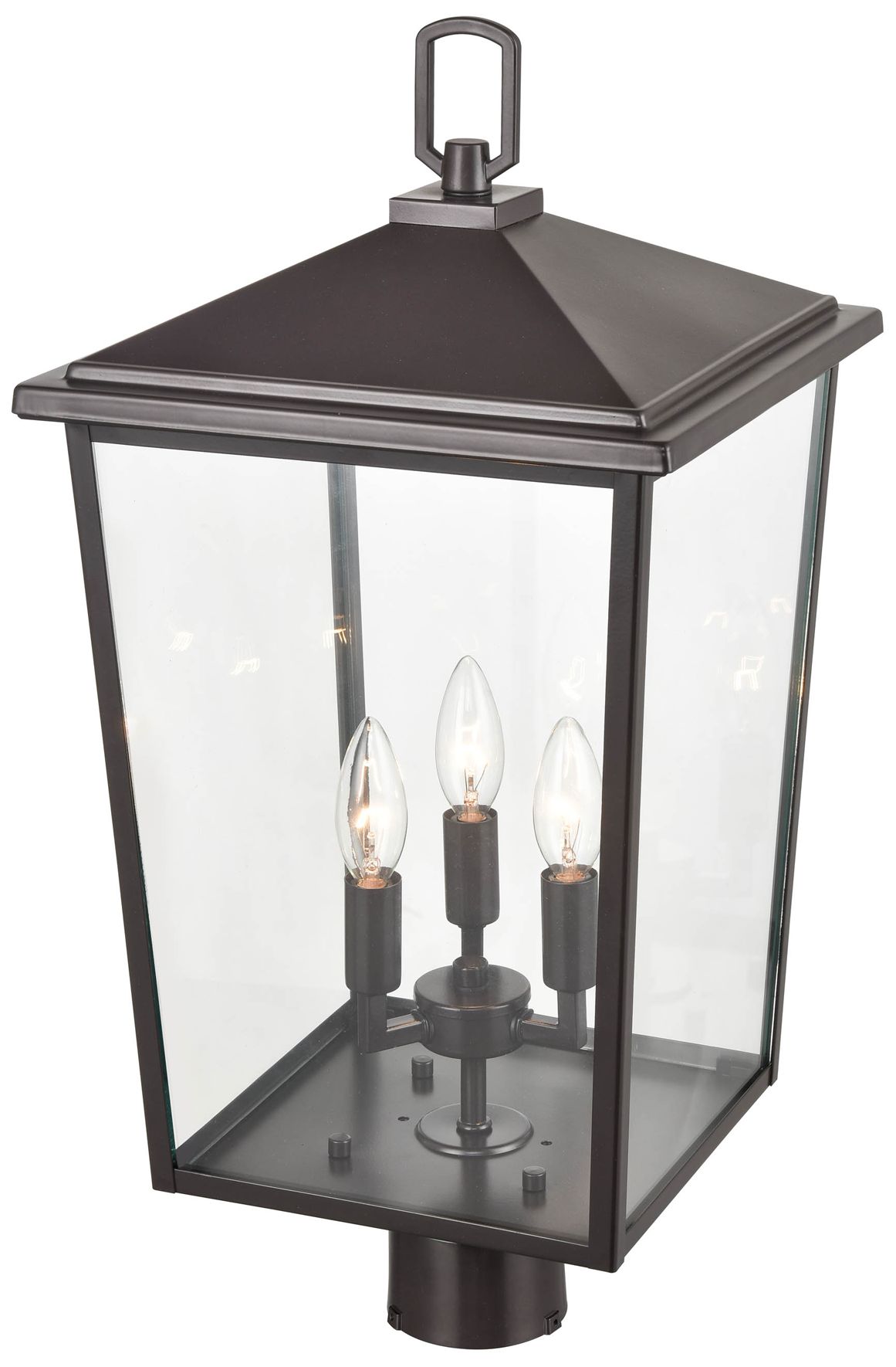 Thumbnail4 of Millennium Lighting Fetterton 3 Light Outdoor Post Lantern Bronze more views