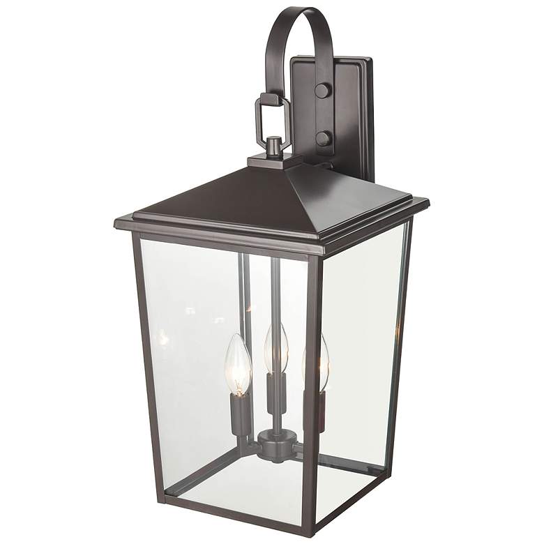 Image 4 Millennium Lighting Fetterton 3 Light Outdoor Wall Sconce Black more views