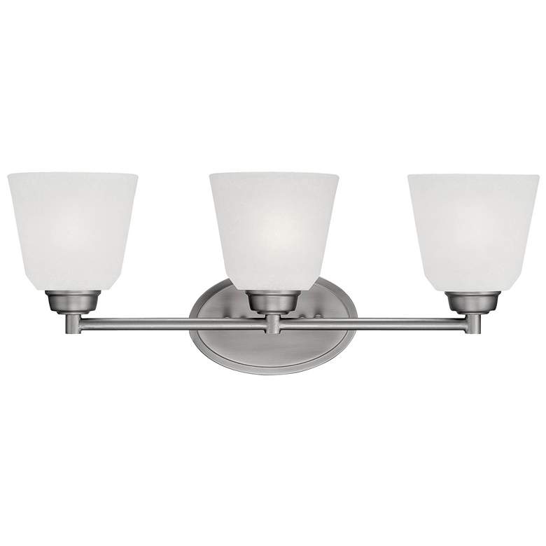 Image 1 Millennium Lighting Franklin 3 Light Vanity Fixture Brushed Pewter