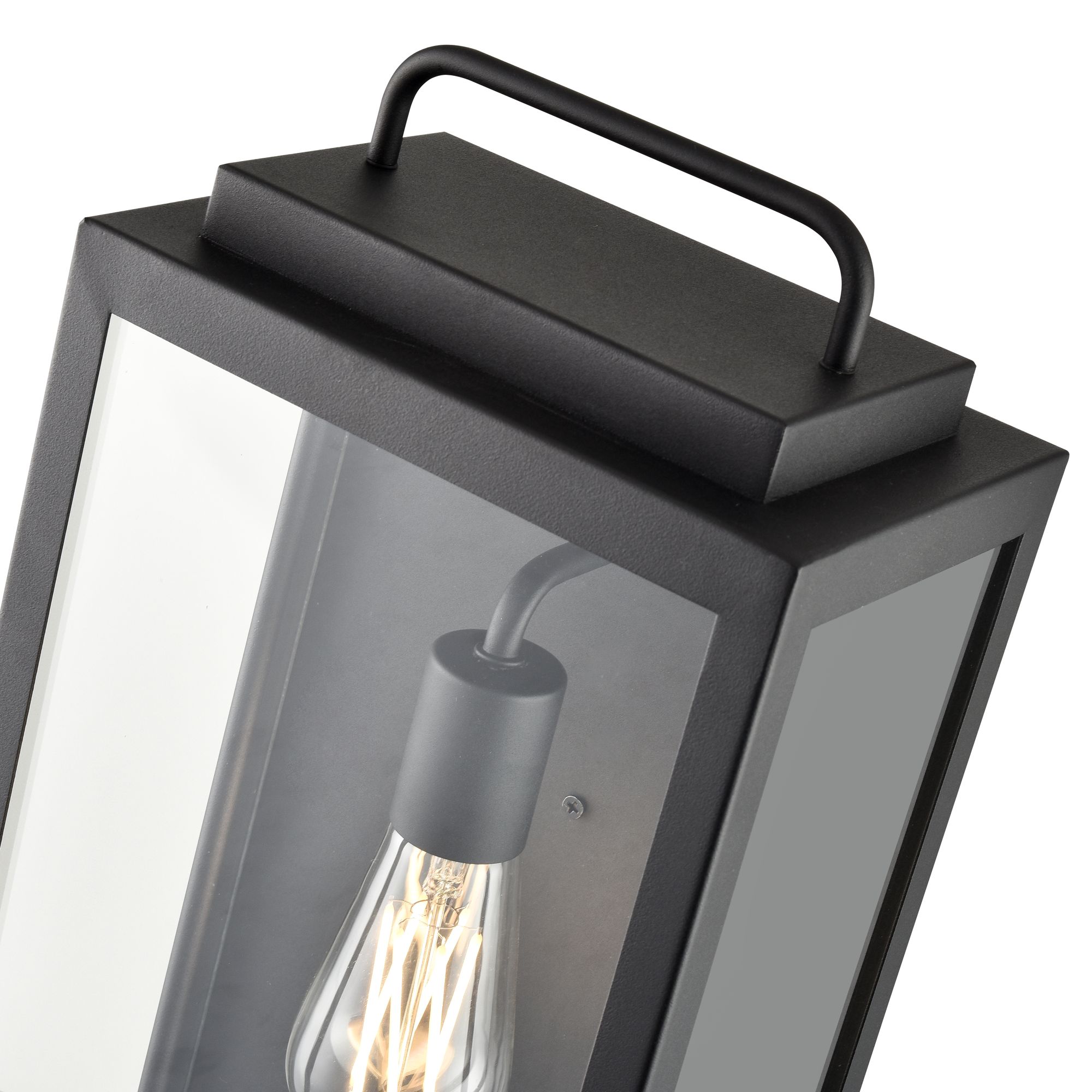 Image 6 Millennium Lighting Gallatin 1-Light Outdoor Sconce in Textured Black more views