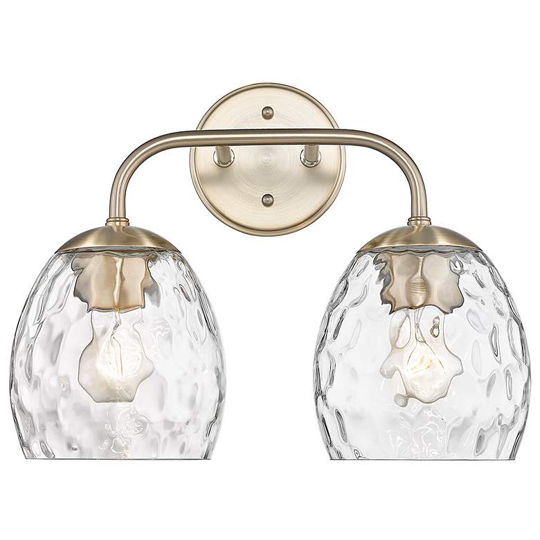Image 1 Millennium Lighting Gallos 2 Light Vanity Fixture in Modern Gold