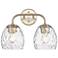 Millennium Lighting Gallos 2 Light Vanity Fixture in Modern Gold