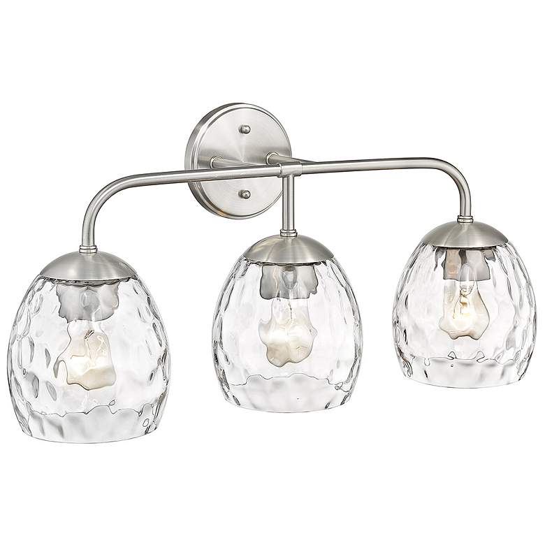 Image 1 Millennium Lighting Gallos 3 Light Vanity Fixture in Brushed Nickel