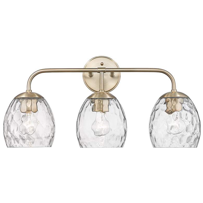 Image 1 Millennium Lighting Gallos 3 Light Vanity Fixture in Modern Gold