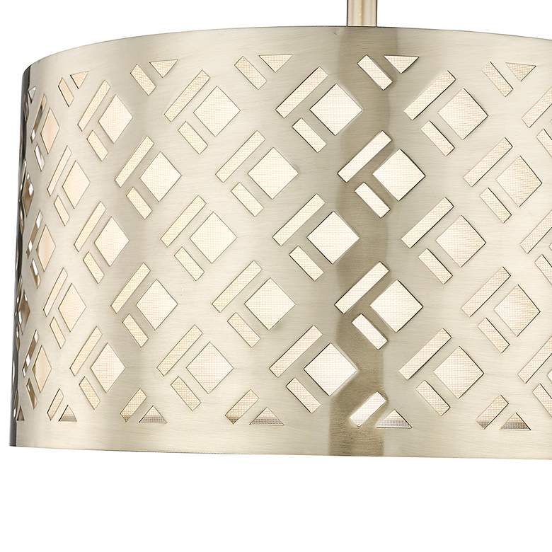 Image 3 Millennium Lighting Gracelan 2 Light Semi-Flush Mount in Modern Gold more views