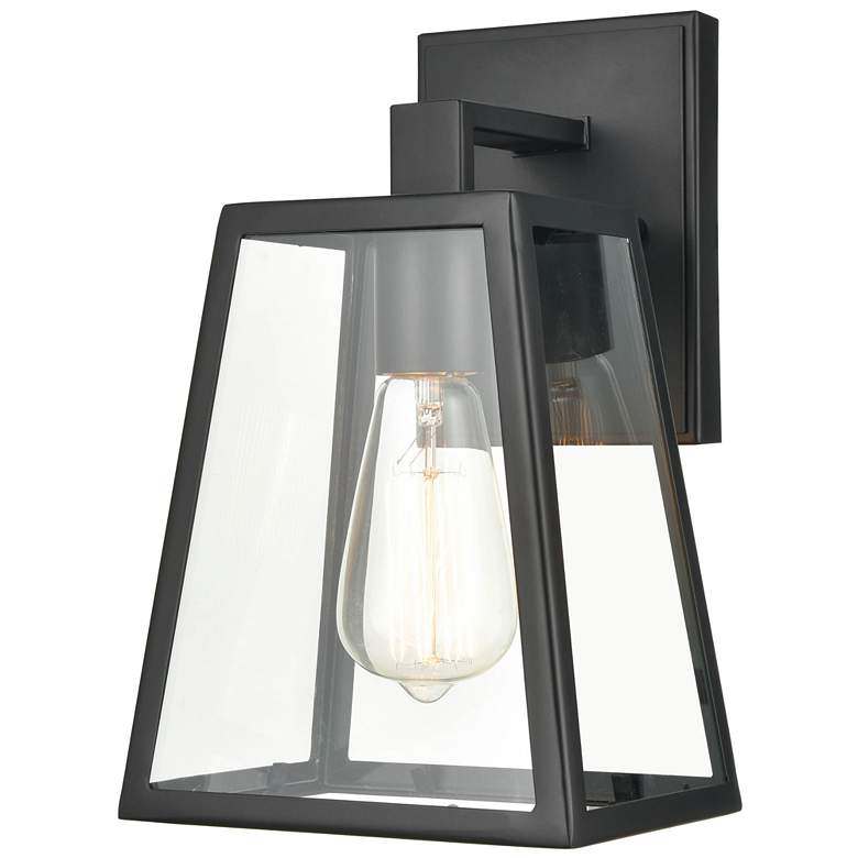 Image 1 Millennium Lighting Grant 1 Light 11" Outdoor Wall Sconce Powder Coat Black