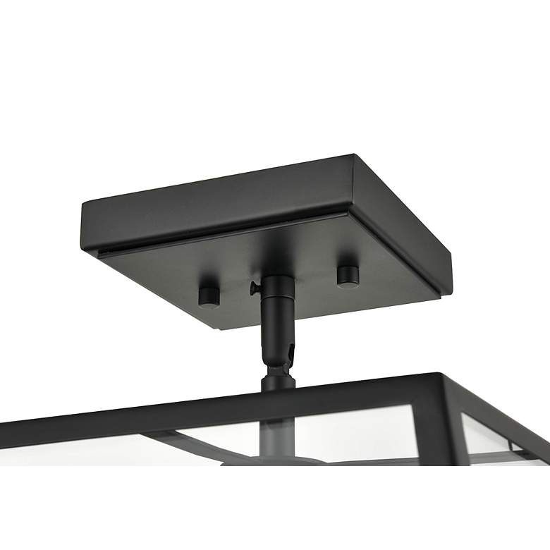Image 2 Millennium Lighting Grant 2 Light Outdoor Flush Mount Powder Coat Black more views