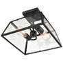 3_Millennium Lighting Grant 2 Light Outdoor Flush Mount Powder Coat Black more views