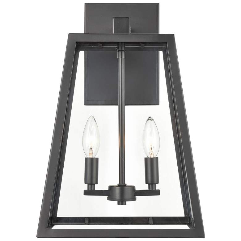 Image 1 Millennium Lighting Grant 2 Light Outdoor Sconce Black