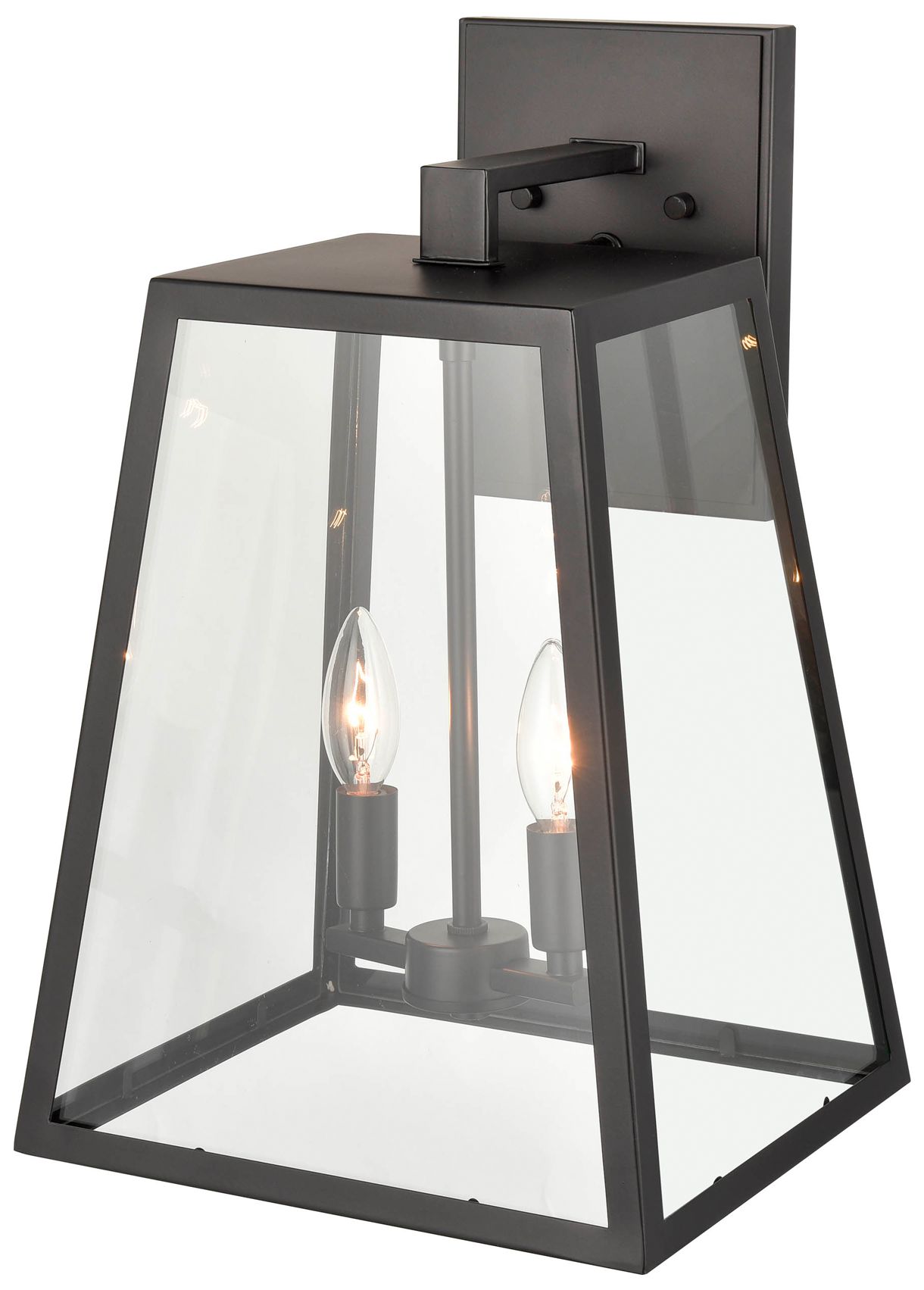 Image 2 Millennium Lighting Grant 2 Light Outdoor Sconce Black more views