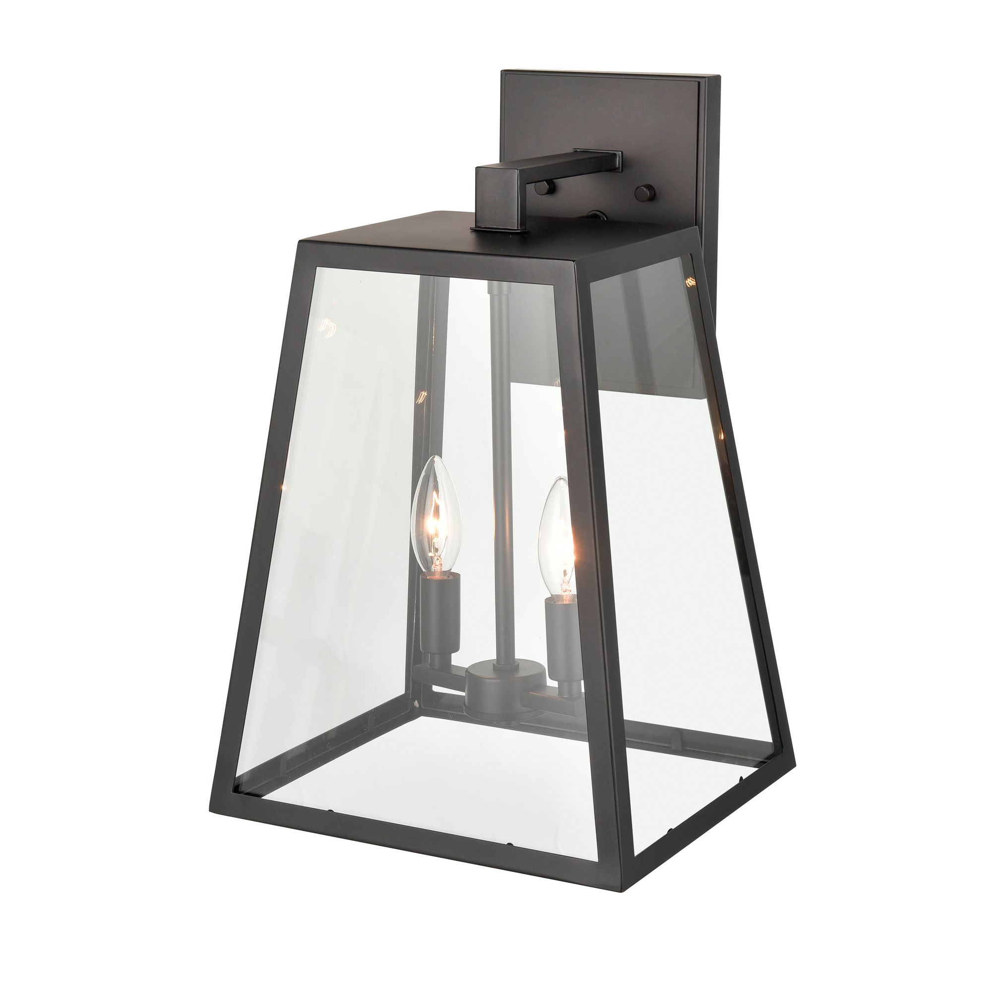 Image 4 Millennium Lighting Grant 2 Light Outdoor Sconce in Black more views