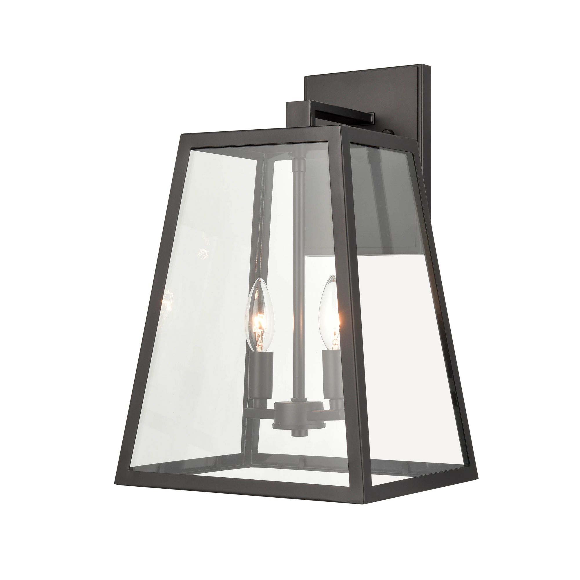 Image 5 Millennium Lighting Grant 2 Light Outdoor Sconce in Black more views