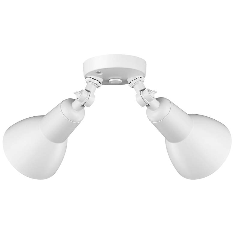 Image 6 Millennium Lighting Hala 16" Wide Matte White Adjustable Flood Light more views