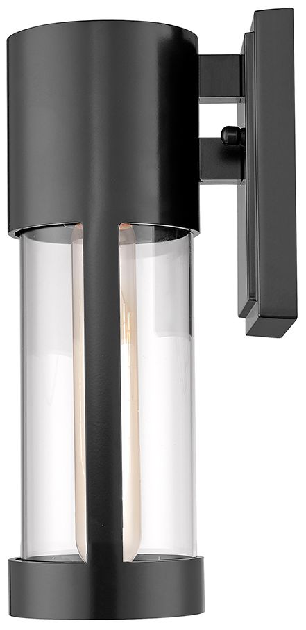 Image 4 Millennium Lighting Hester 1 Light Outdoor Wall Sconce Powder Coat Black more views