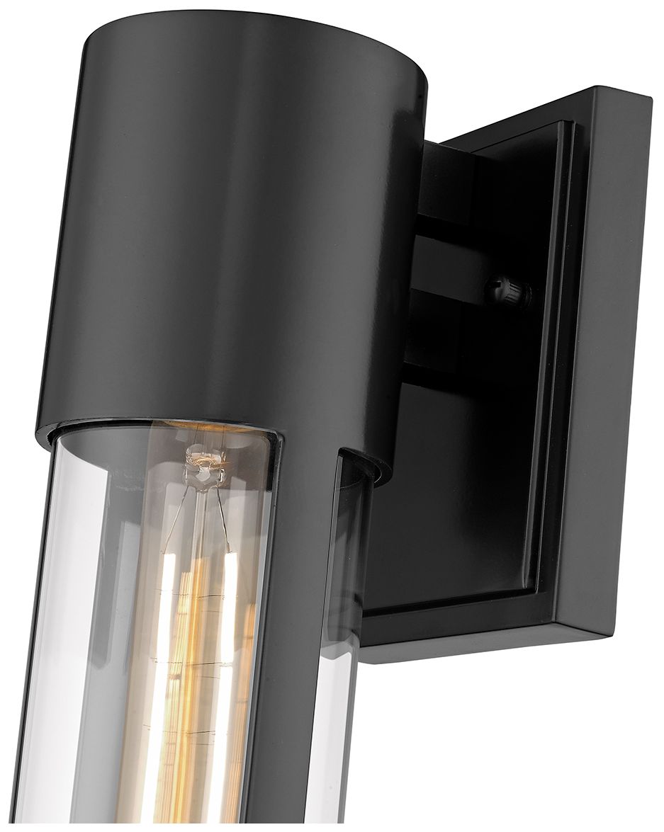 Image 5 Millennium Lighting Hester 1 Light Outdoor Wall Sconce Powder Coat Black more views