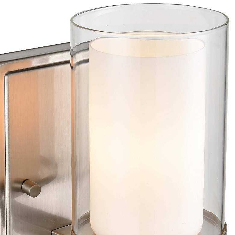 Image 2 Millennium Lighting Huderson 1 Light Wall Sconce in Brushed Nickel more views