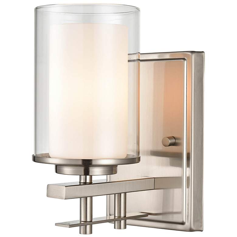 Image 4 Millennium Lighting Huderson 1 Light Wall Sconce in Brushed Nickel more views