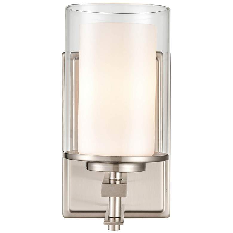 Image 5 Millennium Lighting Huderson 1 Light Wall Sconce in Brushed Nickel more views