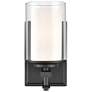 Millennium Lighting Huderson 1 Light Wall Sconce in Matte Black