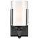 Millennium Lighting Huderson 1 Light Wall Sconce in Matte Black