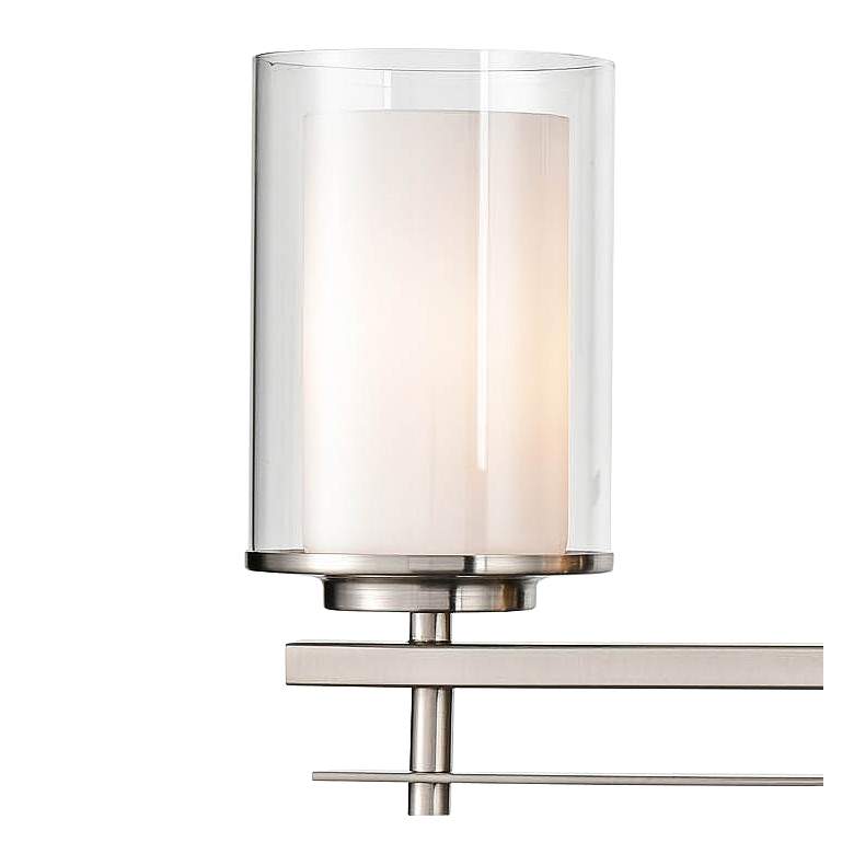 Image 2 Millennium Lighting Huderson 4 Light Vanity Fixture in Brushed Nickel more views