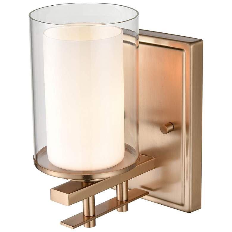 Image 3 Millennium Lighting Huderson 8 3/4" High Modern Gold Wall Sconce more views