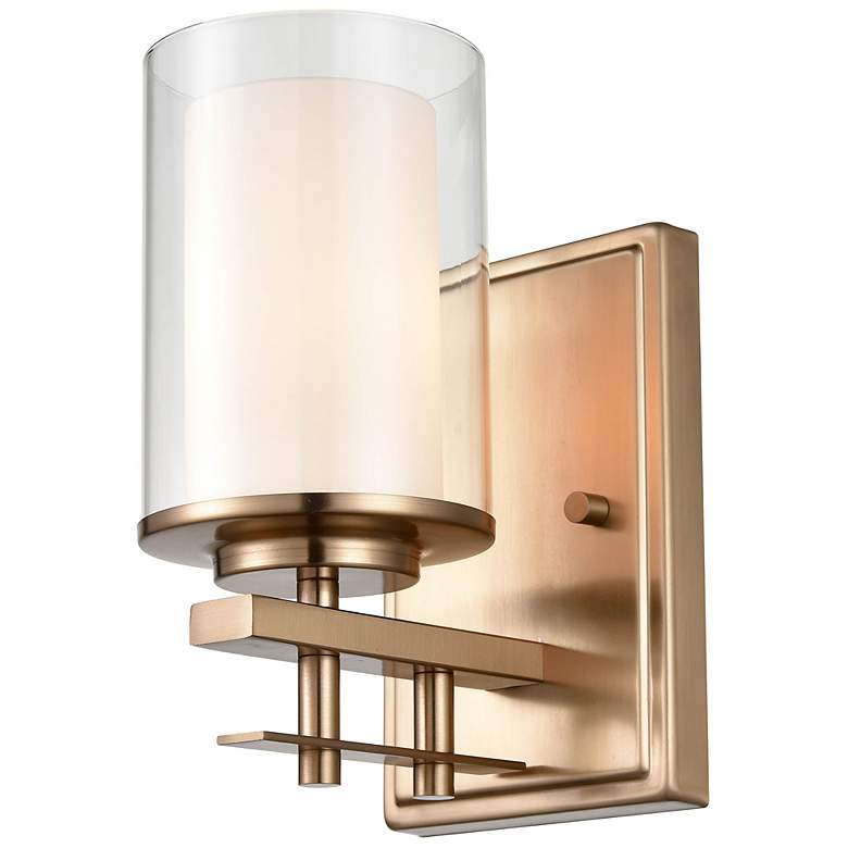 Image 4 Millennium Lighting Huderson 8 3/4" High Modern Gold Wall Sconce more views