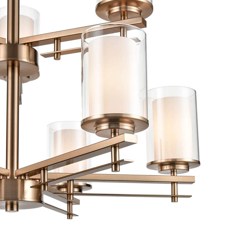 Image 5 Millennium Lighting Huderson 9 Light Chandelier Fixture in Modern Gold more views