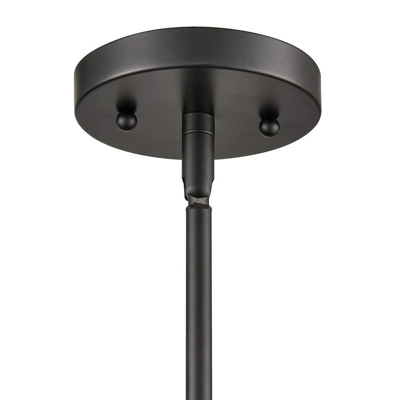 Image 4 Millennium Lighting Ivey Lake 1 Light Pendant Fixture in Matte Black more views