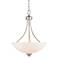 Millennium Lighting Ivey Lake 2 Light 20" Pendant Fixture Satin Nickel