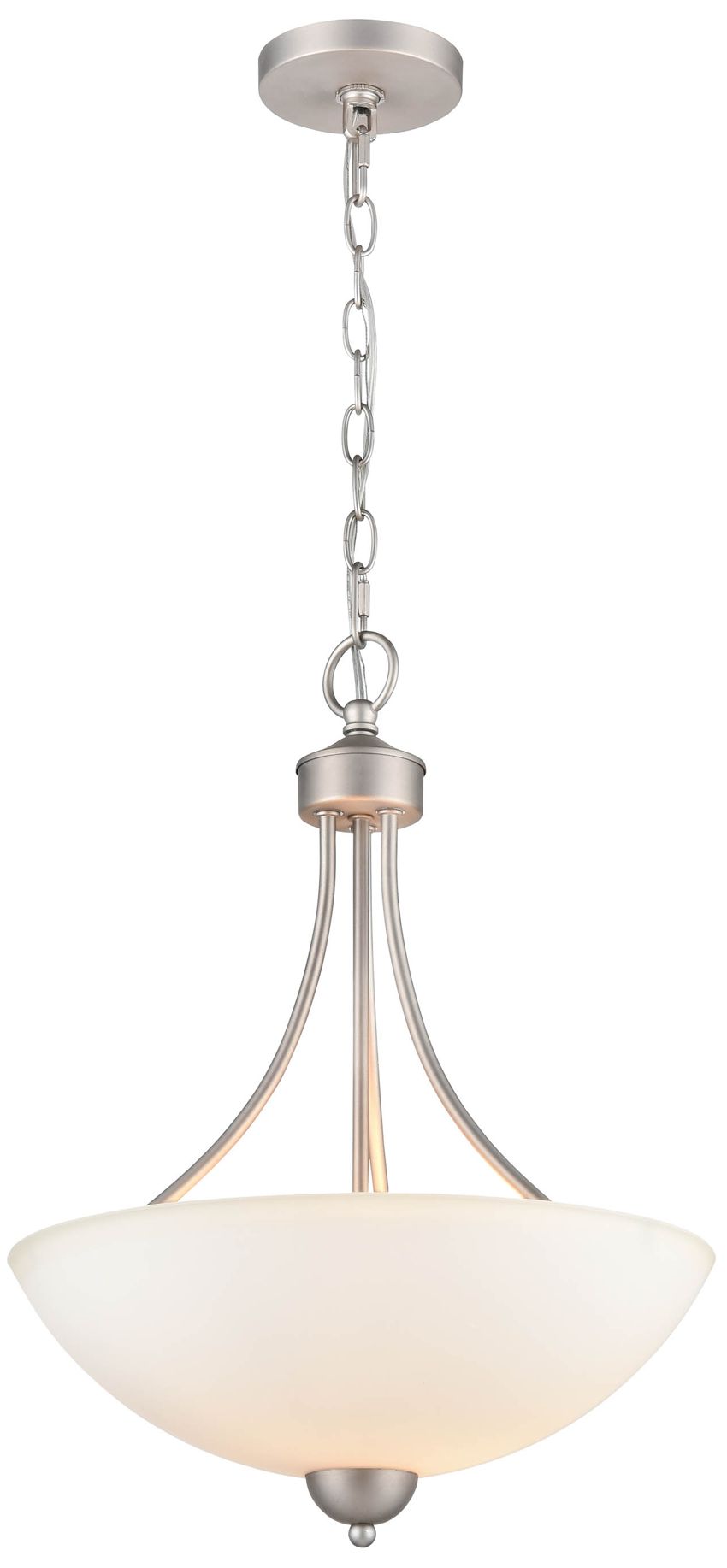 Image 2 Millennium Lighting Ivey Lake 2 Light 20" Pendant Fixture Satin Nickel more views