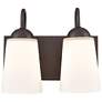 Millennium Lighting Ivey Lake 2 Light Vanity Fixture in Rubbed Bronze