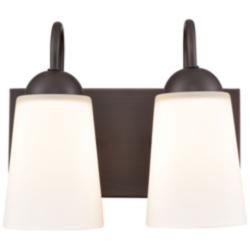 Millennium Lighting Ivey Lake 2 Light Vanity Fixture in Rubbed Bronze