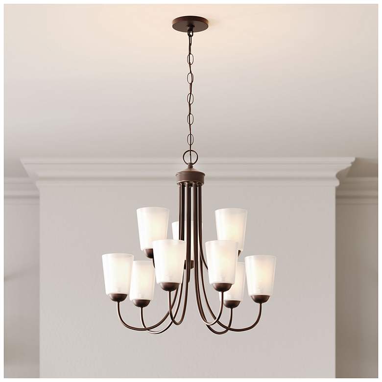 Image 6 Millennium Lighting Ivey Lake 25 1/4" Wide 9-Light Tiered Chandelier more views