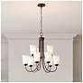 6_Millennium Lighting Ivey Lake 25 1/4" Wide 9-Light Tiered Chandelier more views