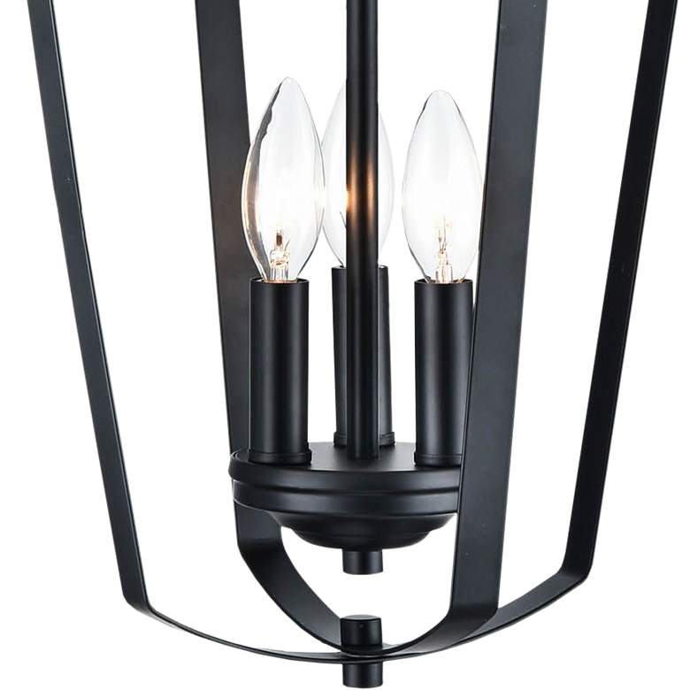 Image 2 Millennium Lighting Ivey Lake 3 Light 17" Pendant Fixture in Matte Bla more views