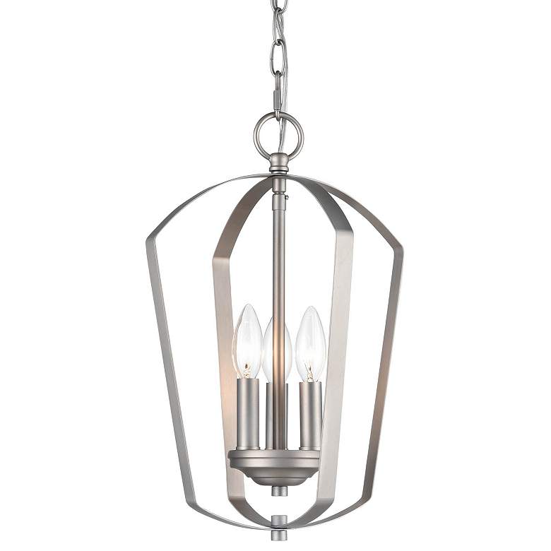 Image 1 Millennium Lighting Ivey Lake 3 Light 17" Pendant Fixture in Satin Nic