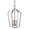 Millennium Lighting Ivey Lake 3 Light 17" Pendant Fixture in Satin Nic