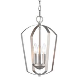 Millennium Lighting Ivey Lake 3 Light 17" Pendant Fixture in Satin Nic