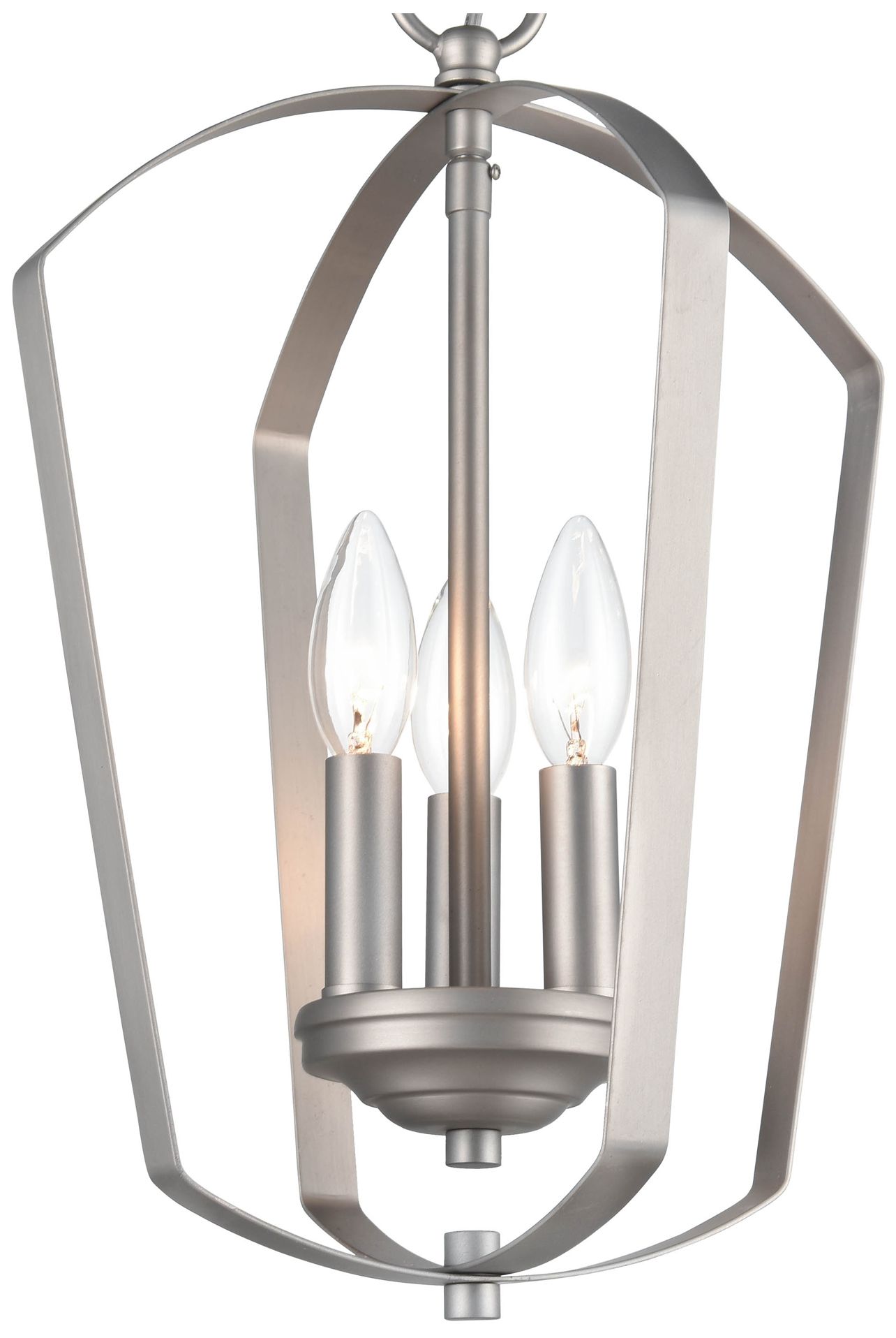 Image 3 Millennium Lighting Ivey Lake 3 Light 17" Pendant Fixture in Satin Nic more views