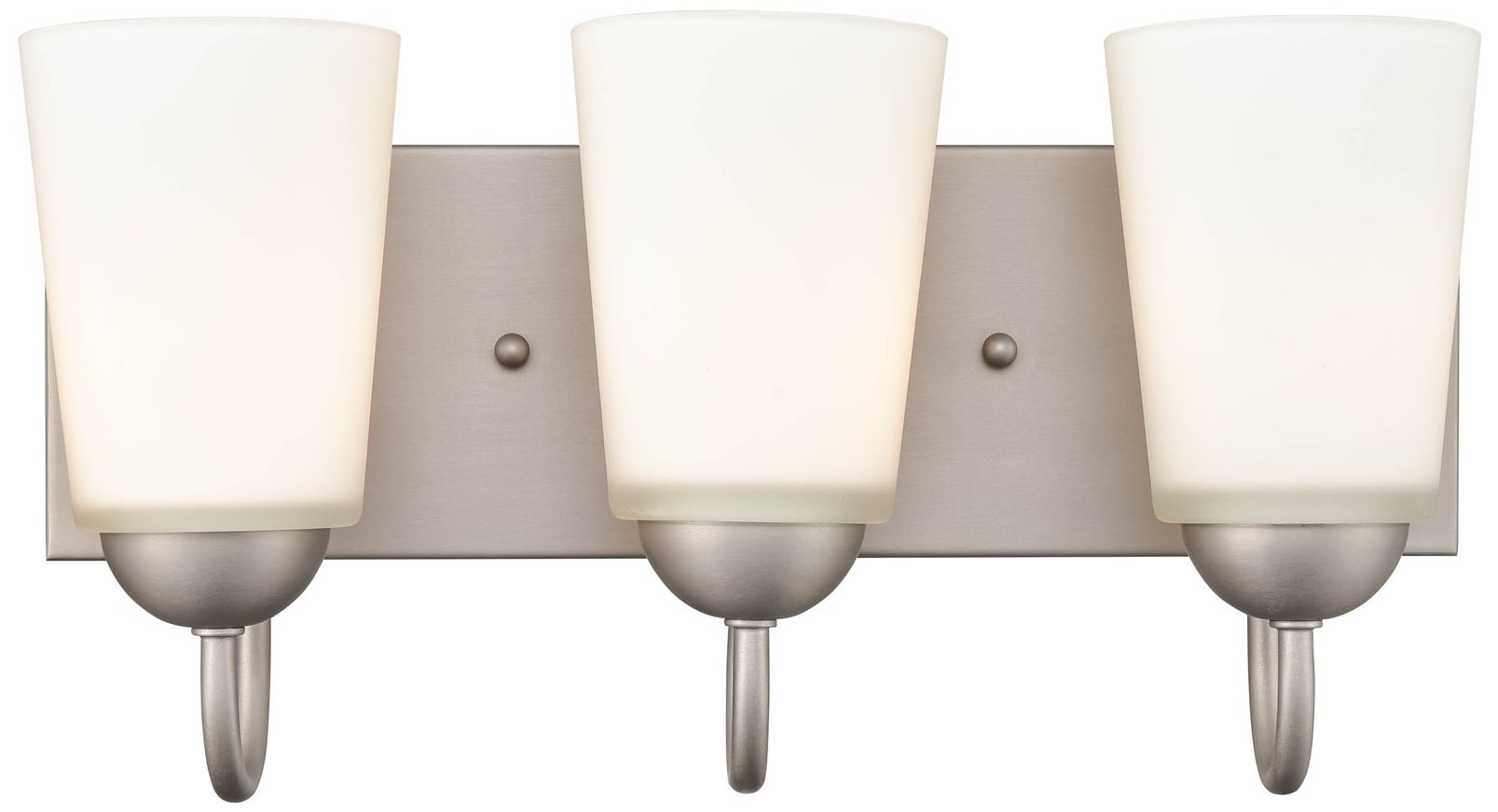 Image 4 Millennium Lighting Ivey Lake 3 Light Vanity Fixture in Satin Nickel more views