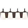Millennium Lighting Ivey Lake 4 Light Vanity Fixture in Rubbed Bronze