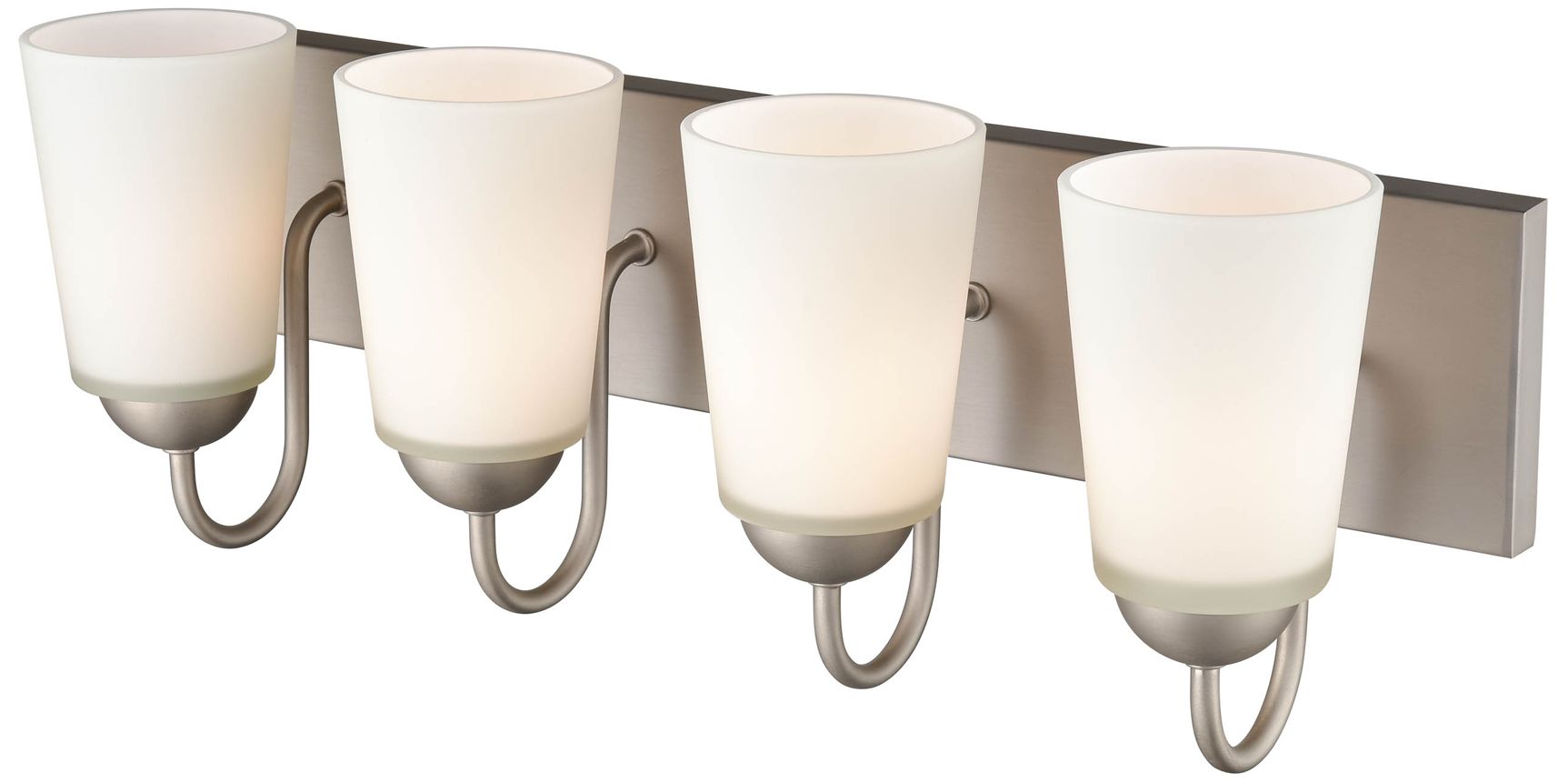 Image 4 Millennium Lighting Ivey Lake 4 Light Vanity Fixture in Satin Nickel more views