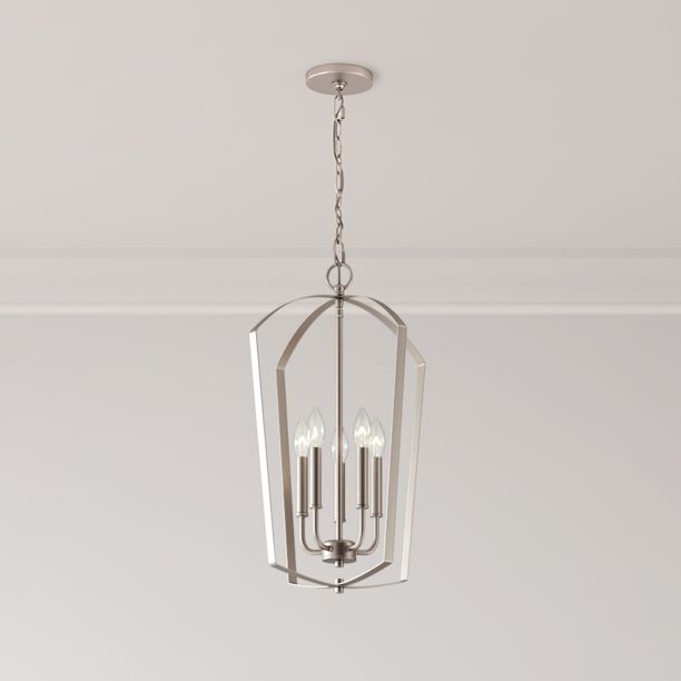 Millennium Lighting Ivey Lake 5 Light 8.5" Pendant Fixture in Satin Ni