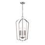3_Millennium Lighting Ivey Lake 5 Light 8.5" Pendant Fixture in Satin Ni more views
