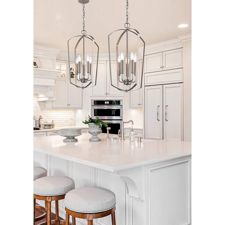 Image 6 Millennium Lighting Ivey Lake 5 Light 8.5" Pendant Fixture in Satin Ni more views