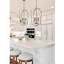 6_Millennium Lighting Ivey Lake 5 Light 8.5" Pendant Fixture in Satin Ni more views