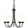 Millennium Lighting Ivey Lake 5 Light Chandelier Fixture in Matte Black